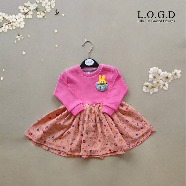 GIRLS PRINTED LONG SLEEVE BOON29