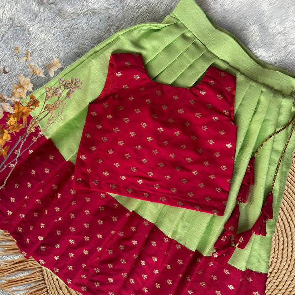BK0326 Pre Order: Girls Skirt And Top
