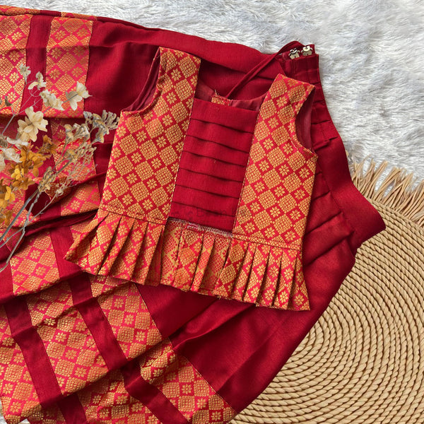 BK0330 Pre Order: Girls Traditional Skirt And Top